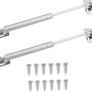 Pack of 2 Gas Springs, 180 N, Lid Support, Hydraulic Spring for Cabinet Door, Shock Absorber