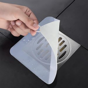 Silicone Floor Drain Cover, 2-Pack, Anti-Odor Drain Plugs for Kitchen, Bathroom and Laundry (8 x 8 in)